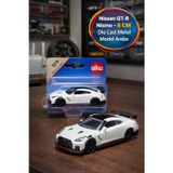 Siku Nissan GT-R Nismo Metal Model Araba Beyaz Spor Araba Oyuncak Koleksiyon 1579 8 CM