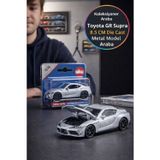Siku Toyota GR Supra Metal Oyuncak Araba 1578 Açılır Kaput Detaylı Spor Araba Modeli Gümüş - 8.5 CM