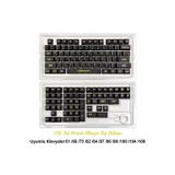 Silabor 136 Tuşlu Keycaps PC Karbon Fiber Dokulu Cyberpunk 136 Tuşlu Klavye (Korece Dil Desteği) [Kutulu] Tüm Mekanik-Manyetik K