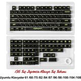 Silabor 136 Tuşlu Keycaps Pc Tam Ekran Cyberpunk 136 Tuşlu Japonca Sürüm [kutulu] Tüm Mekanik-Manyetik Klavyeler ile Uyum Sağlamaktadır. - Çok Renkli