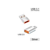 Silabor Erkek Type-C Dişi Usb - Dişi Type-C Erkek Usb 3.1 Hızlı Şarj Veri Transferi Konektörü Dönüştürücü