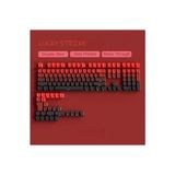 Silabor Gradient Yan Baskı Klavye Tuşları Çift Pbt Klavye Tuşları 130 Key Kiraz Mx Keycaps Oyun Klavyesi - Kırmızı