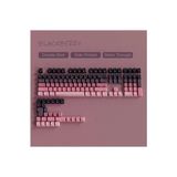 Silabor Gradient Yan Baskı Klavye Tuşları Çift Pbt Klavye Tuşları 130 Key Kiraz Mx Keycaps Oyun Klavyesi - Pembe