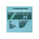 silabor Mekanik Klavye Tuş Takımı 119 Tuş Keycaps PBT Süblimasyonlu Çift Renkli Klavye Başlığı (Saydam-Opak)