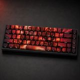 Silabor Özel Lol Panda Annie 68 Tuş Pbt Cherry Profil Boya Süblimasyon Yan Baskılı Mekanik Klavye Keycaps Tuş Başlıkları - Çok Renkli