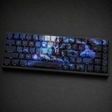 Silabor Özel Lol Snow Moon Ahri 68 Tuş Pbt Cherry Profil Boya Süblimasyon Yan Baskılı Mekanik Klavye Keycaps Seti - Çok Renkli