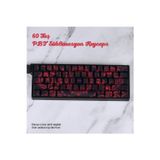 Silabor Retro Mürekkep Tarzı PBT Keycaps Süblimasyon Klavye Tuş Takımı Modifikasyonu 60 Tuş Tüm Mekanik-Manyetik Klavyeler ile U