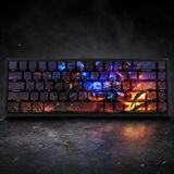 Silabor Super Galaxy Annie Temalı 68 Tuşlu PBT Sublimasyon Mekanik Klavye Tuş Başlığı Seti (Keycaps Set)