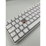 Silabor T60 Beyaz Renk Kırmızı Switch Rgb Mekanik Kablolu Driverli Oyuncu Klavyesi T60 Mini Türkçe Q Klavye