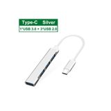 silabor Type-C USB Hub Çoklayıcı USB 3.0 – Çoklu Port Dönüştürücü Adaptör (Veri Aktarımı Yoktur)
