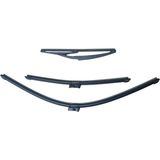 Silbak Citroen C3 B618 2017-2024 Ön Cam Arka Cam Silecek Seti 1618843180 - Siyah