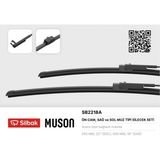 Silbak Csmo-Tex Silecek Süpürgesi Muz Tipi Opel Astra H 04/04-Mercedes Glk-Class C33- 04/04 - Siyah