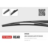 Silbak Ece-Umay Silecek Süpürgesi Arka Plastik Tip 200MM Peugeot 308 Ii 09/13 . Renault Mgn Ii 11/02 12/09 . Mgn I V. Sw 12/05 . Opel Astra Gtc H 03/05 - Siyah