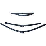 Silbak Fiat Bravo 2008-2013 Ön Cam Arka Cam Silecek Seti - Siyah