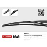 Silbak Ilkeshop Silecek Süpürgesi Arka Plastik Tip 200MM Peugeot 308 Ii 09/13 . Renault Mgn Ii 11/02 12/09 . Mgn I V. Sw 12/05 . Opel Astra Gtc H 03/05 - Siyah