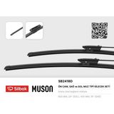 Silbak Ilkeshop Silecek Süpürgesi Muz Tipi Renault Megane 2 01/06-Renault Megane Iv [b9], Grandtour 12/15-Renault Symbol (Yeni Clio Symbol) 09/08-Renault Talisman 12/15 - Siyah