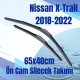 Silbak Nissan X-Trail Xtrail 2018-2022 65x40 cm Ön Cam Silecek Takımı