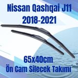 Silbak Ön Cam Silecek Takımı Nissan Qashqai J11 2018-2021 65x40cm