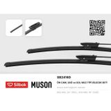 Silbak SİLECEK SÜPÜRGESİ 600/400MM MUZ TİPİ P301-C ELYSEE-CLIO 3 2009-2005 TALIA 2000 FLUENCE 2009