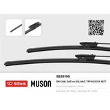 Silbak Silecek Süpürgesi Muz Tipi Takım 650/480Mm Nemo-Bipper-Fıorıno