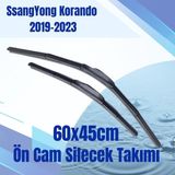 Silbak SsangYong Korando 2019-2023 60x45 cm Ön Cam Silecek Takımı