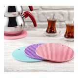 Silcap Silicone 3'lü Petek Desenli Silikon Nihale karışık renklerde gönderilecek - 3' lü