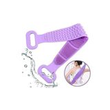 Sildne Banyo Sırt Kesesi Çift Taraflı Silikon Cilt Temizleme Fırçası 60 cm ( 1 Adet )
