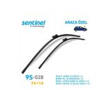 Silecek Takımı Muz Bmw X1 (F48) 26"+16" 2 Adet Ön