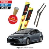 Sileceksepeti Toyota Corolla Uyumlu İnwells Muz Silecek Takımı (2019-2022)