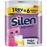 Silen Kağıt Havlu Dev Rulo 1=6