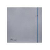 Silent 100 Chz Silver Design Soler Palau Banyo Aspiratör Havalandırma Fanı Nem Sensör Zaman Ayar Debi 85 M3 Dekoratif Banyolar Tasarruflu Estetik