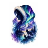 Silent Aurora on a Winter's Night: Northern Siren Collection | Dark Feminine Alaska Aurora Journal | Witchy Aesthetic Notebook for Women | Lined Journal for Reflection, School, or Work