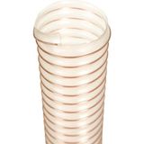 Silfleks Hortum Bakır Telli Şeffaf Poliüretan Hortum Toz,talaş,emiş,havalandırma Spiral Hortumu 60MM Tüm Çaplar PU70 - 3 mt