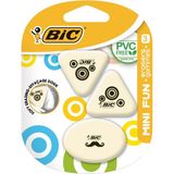 Silgi Mini Fun Sentetik Kauçuk, Blister, Her Biri 3 Adet