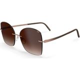 Silhouette 8193/75 3530 00/00 55 Kadın Güneş Gözlüğü - Kahverengi