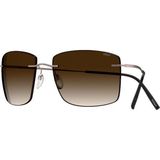 Silhouette 8741 75 6040 Unisex Güneş Gözlüğü - Kahverengi