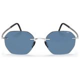 Silhouette 8748 75 7010 Unisex Güneş Gözlüğü - Mavi - Gri