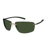 Silhouette BISCAYNE BAY 8727 Siyah Çam Yeşili/Yeşil tek beden herkese uyar unisex Güneş Gözlüğü, Slm Pol Yeşil, one size fits all
