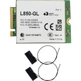 Silhouette L850- Wwan Modülü + Anten 4g Lte Cat9 M.2 Lte ve Yönlendirici Için Wcdma Kartı (Yurt Dışından)