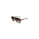 Silhouette MIDTOWN 4080 Koyu Moka/Klasik Kahverengi Gölgeli tek beden tüm erkeklere uyar Güneş Gözlüğü, Klasik Kahverengi Gradyan, 60/15/135