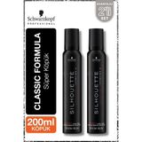 Silhouette Süper Tutucu Saç Köpüğü 200 Ml 2'li Paket, S4045787299816
