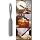 Silicolife Pasta Sıvama Spatulası, Silikon Çikolata Krema Reçel Sıyırma Sıvama Bıçağı Spatulası 25CM Antrasit - Renk