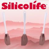 Silicolife Silikon Büyük Spatula - Sütlü Kahverengi