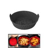 Silicolife SL099 20x5 cm Yanmaz Yapışmaz Airfryer Silikon Pişirme Kabı