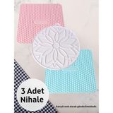 Silicone ERA Silikon Nihale 3'lü Set (2 Kare+1 Yuvarlak) - 1 Adet