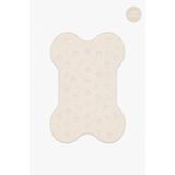 Siliconly %100 Silikon Kokusuz Plastik ve Pvc Içermez Köpek Beslenme Paspası Köpek Mama Matı - Ekru