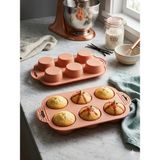 Silicorner 6 Lı Silikon Airfryer Muffin Kek Kalıbı - Somon
