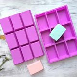 Siliko World 9'lu Sabun Kalıbı, Kek & Pasta Kalıbı Silikon Kalıp, Mavi - Çok Renkli