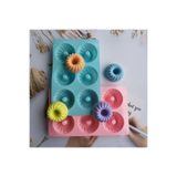 Siliko World Cupcake, Muffin, Kek Ve Pasta Kalıbı Silikon Kalıp, Kırmızı