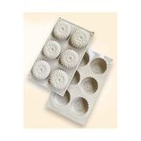 Siliko World Mum Kalıbı, Sabun Kalıbı, Kek & Pasta Kalıbı Silikon Kalıp 7Cm, Kırmızı